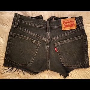 Levi’s vintage 501 cut off shorts vintage black